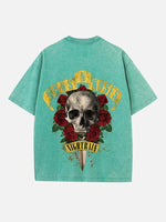 GUNS N' ROSES Print Round Neck T-shirt