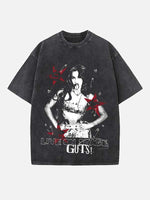 Olivia Rodrigo Print Round Neck T-shirt