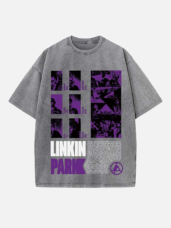 Linkin Park Print Round Neck T-shirt