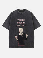 P!nk Print Round Neck T-shirt