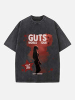 Olivia Rodrigo Print Round Neck T-shirt