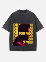 The Weeknd Print Round Neck T-shirt
