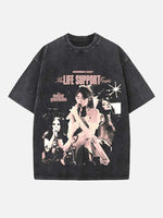 Madison Beer Print Round Neck T-shirt