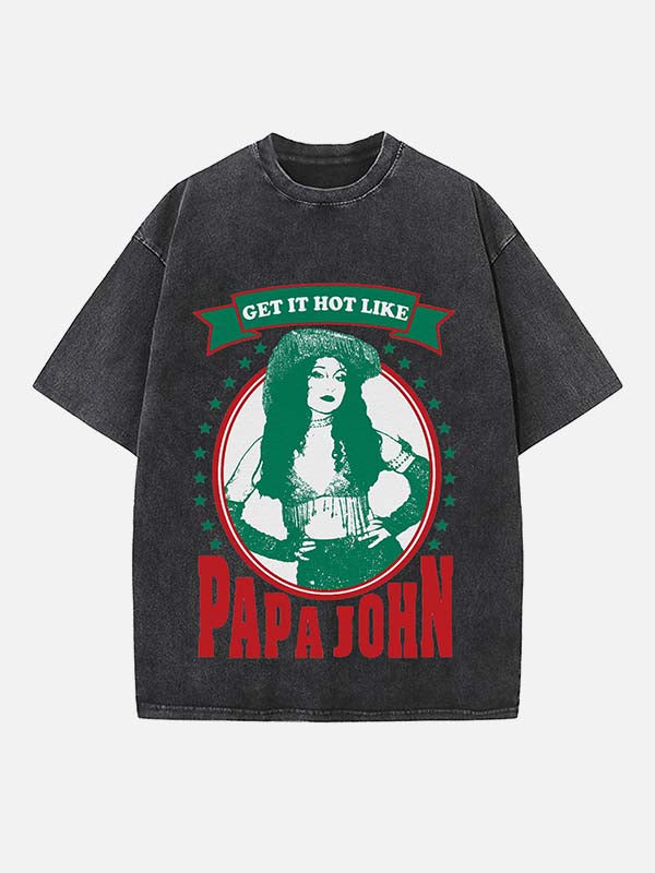 Chappell Roan Print Round Neck T-shirt