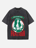 Chappell Roan Print Round Neck T-shirt