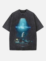 Ariana Grande Print Round Neck T-shirt