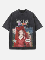 Chappell Roan Print Round Neck T-shirt