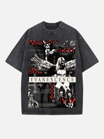 Evanescence Print Round Neck T-shirt