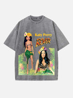 Katy Perry Print Round Neck T-shirt
