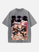 HUNTR/X Print Round Neck T-shirt