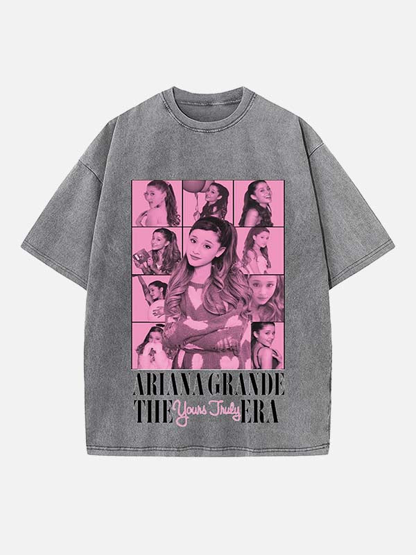 Ariana Grande Print Round Neck T-shirt