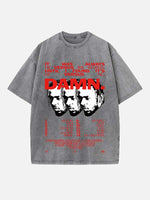 Kendrick Lamar Print Round Neck T-shirt
