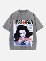 Evanescence Print Round Neck T-shirt