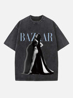 Rihanna Print Round Neck T-shirt