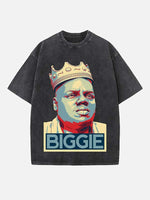 The Notorious B.I.G. Print Round Neck T-shirt