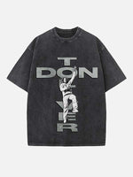 Don Toliver Print Round Neck T-shirt