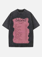 Frank Ocean Print Round Neck T-shirt