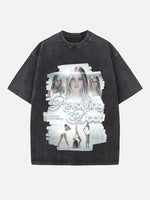 Tate McRae Print Round Neck T-shirt
