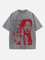 Beabadoobee Print Round Neck T-shirt