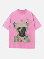 Tyler, The Creator Print Round Neck T-shirt