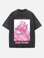 Kali Uchis Print Round Neck T-shirt