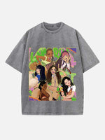 KATSEYE Print Round Neck T-shirt