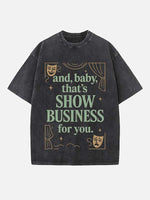 Taylor Swift Print Round Neck T-shirt