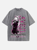Avril Lavigne Print Round Neck T-shirt