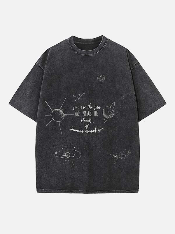 Fall Out Boy Print Round Neck T-shirt