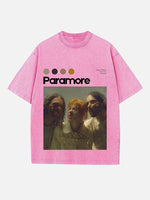 Paramore Print Round Neck T-shirt