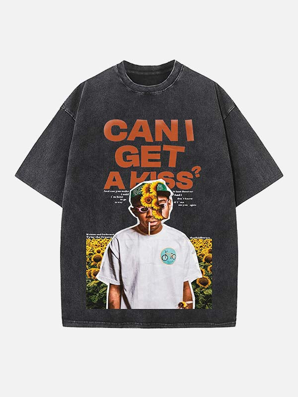 Tyler, The Creator Print Round Neck T-shirt