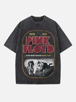 Pink Floyd Print Round Neck T-shirt