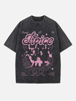 TWICE Print Round Neck T-shirt