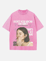 Gracie Abrams Print Round Neck T-shirt