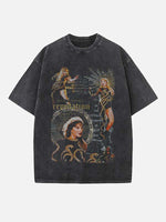 Taylor Swift Print Round Neck T-shirt