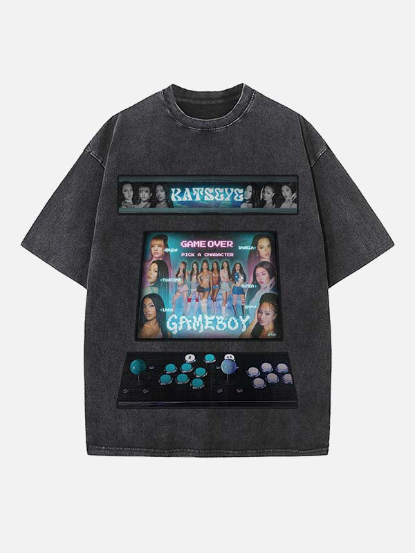 KATSEYE Print Round Neck T-shirt