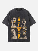 Tate McRae Print Round Neck T-shirt