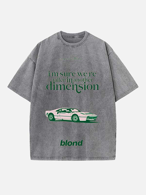 Frank Ocean Print Round Neck T-shirt