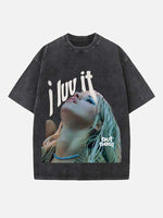 Camila Cabello Print Round Neck T-shirt