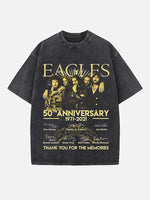 Eagles Print Round Neck T-shirt