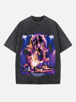 Dua Lipa Print Round Neck T-shirt