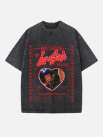 Don Toliver Print Round Neck T-shirt