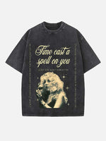 Fleetwood Mac Print Round Neck T-shirt