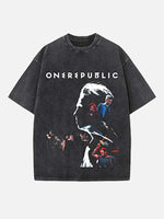 OneRepublic Print Round Neck T-shirt