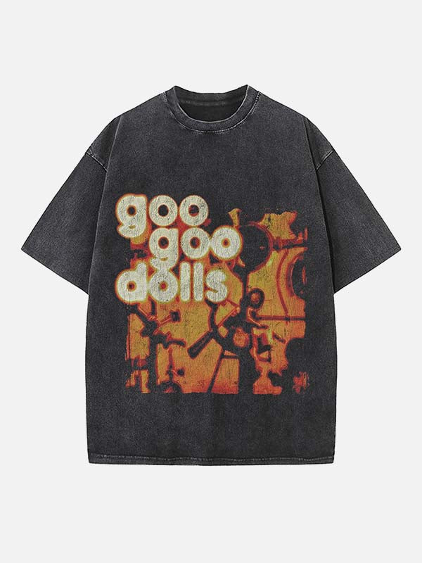 The Goo Goo Dolls Print Round Neck T-shirt