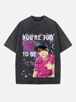 Justin Bieber Print Round Neck T-shirt