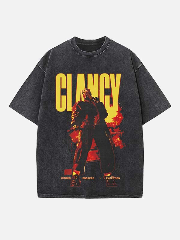 Twenty One Pilots Print Round Neck T-shirt