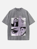 Ariana Grande Print Round Neck T-shirt