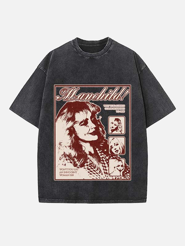 Sabrina Carpenter Print Round Neck T-shirt