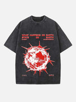 Kendrick Lamar Print Round Neck T-shirt